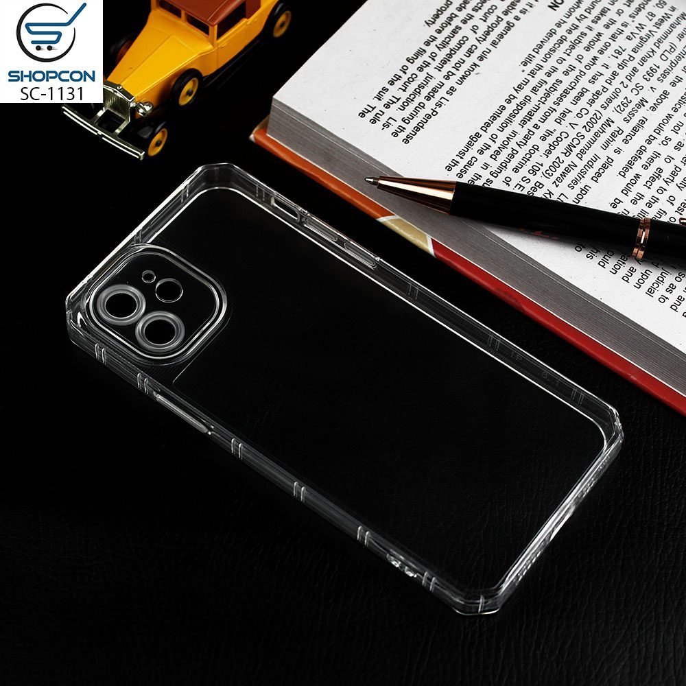 iPhone 11  / Transparent TPU Case / Airbag Borders / Camera protectcion / Mobile Cover