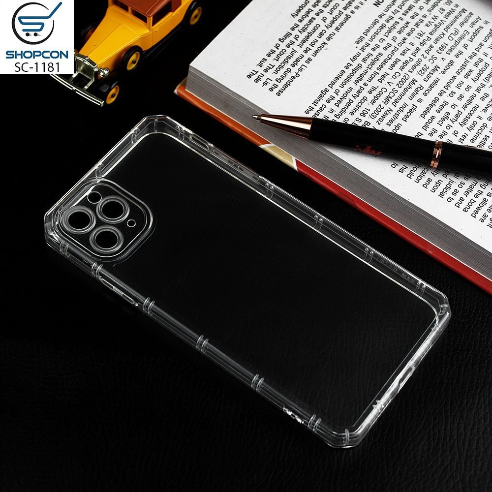 iPhone 11 Pro/ Transparent TPU Case / Airbag Borders / Camera protectcion / Mobile Cover