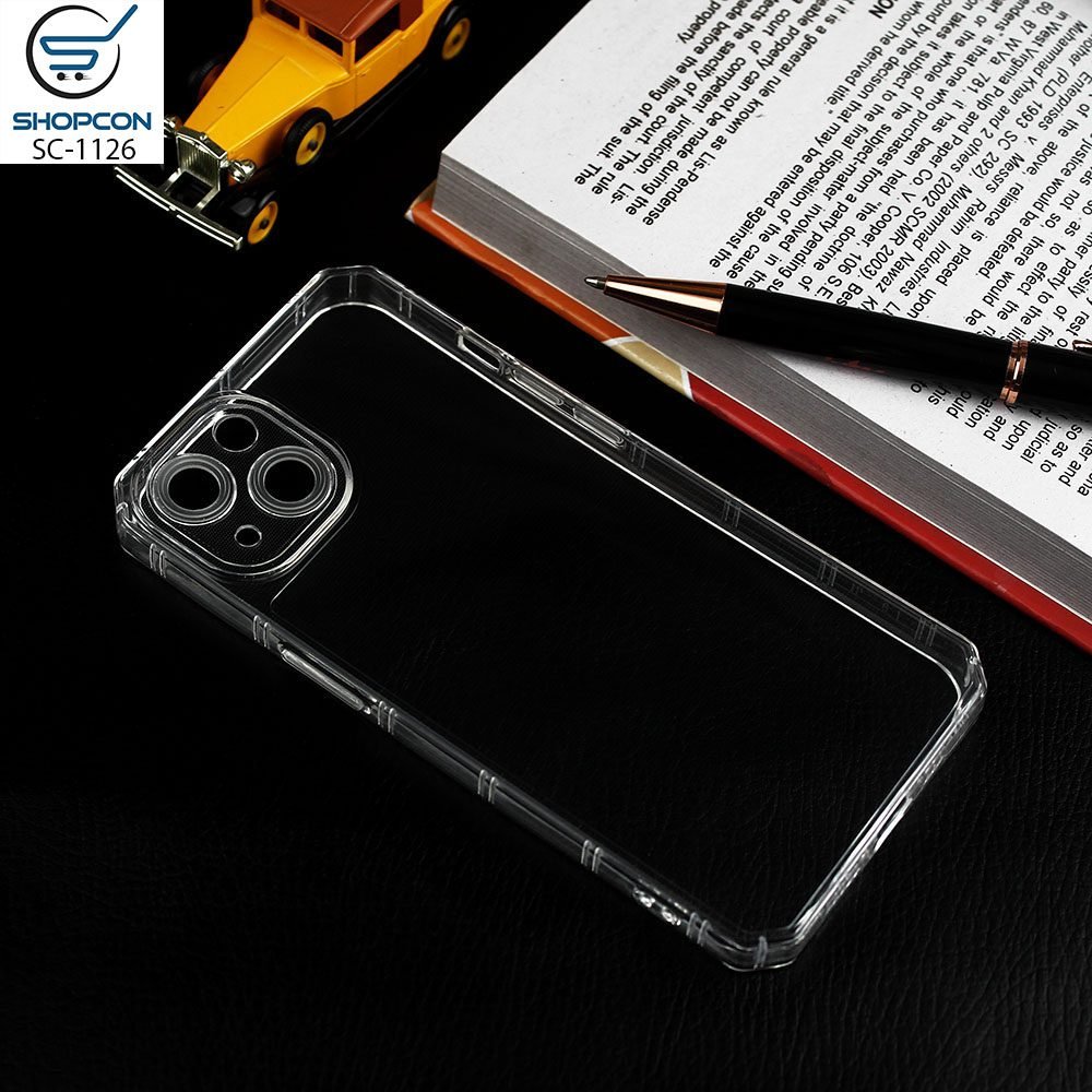 iPhone 13 / Transparent TPU Case / Airbag Borders / Camera protectcion / Mobile Cover