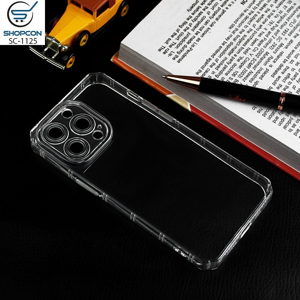 iPhone 13 Pro / Transparent TPU Case / Airbag Borders / Camera protectcion / Mobile Cover