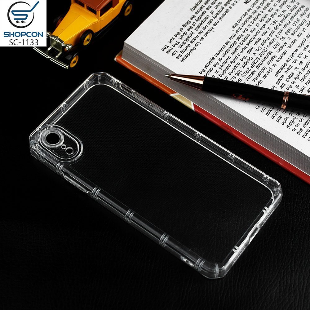 iPhone XR / Transparent TPU Case / Airbag Borders / Camera protectcion / Mobile Cover