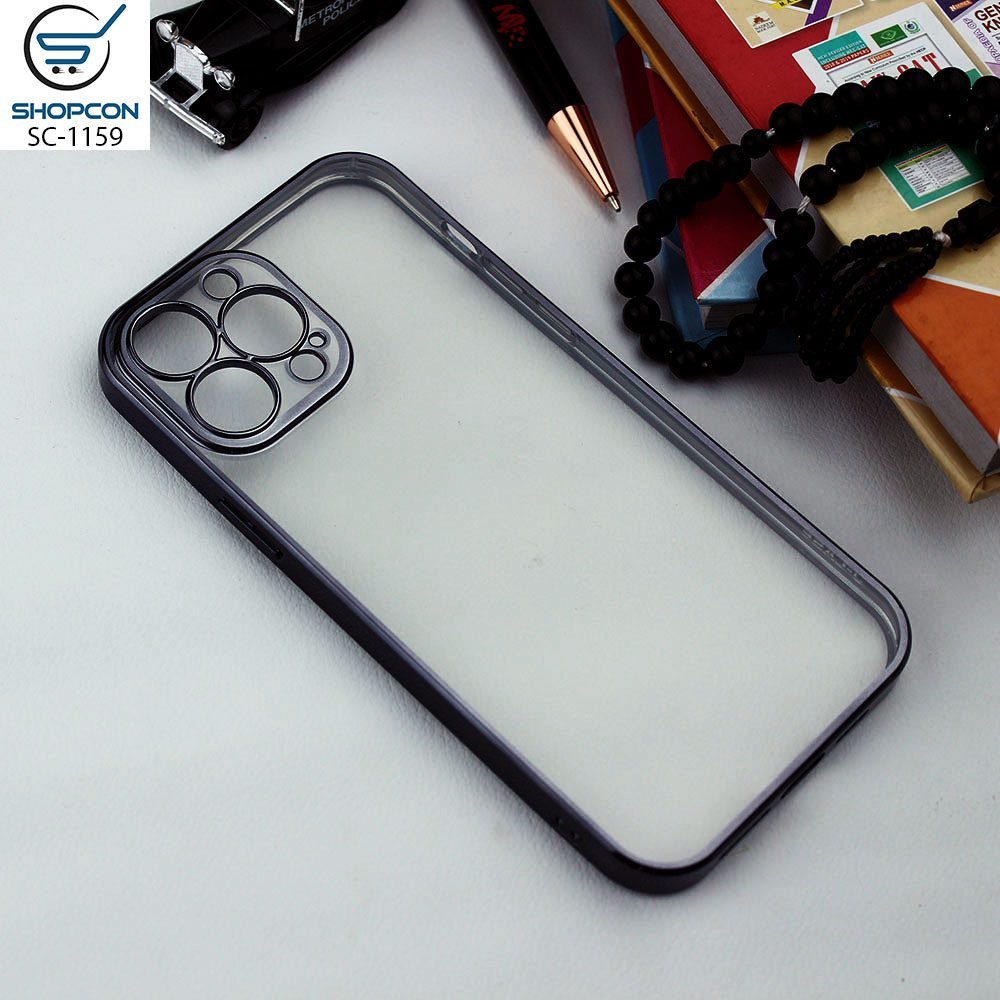 iPhone 13 Pro Max / J-Case / Camera Protection / Soft Color Borders / Transparent Back / Mobile Cover