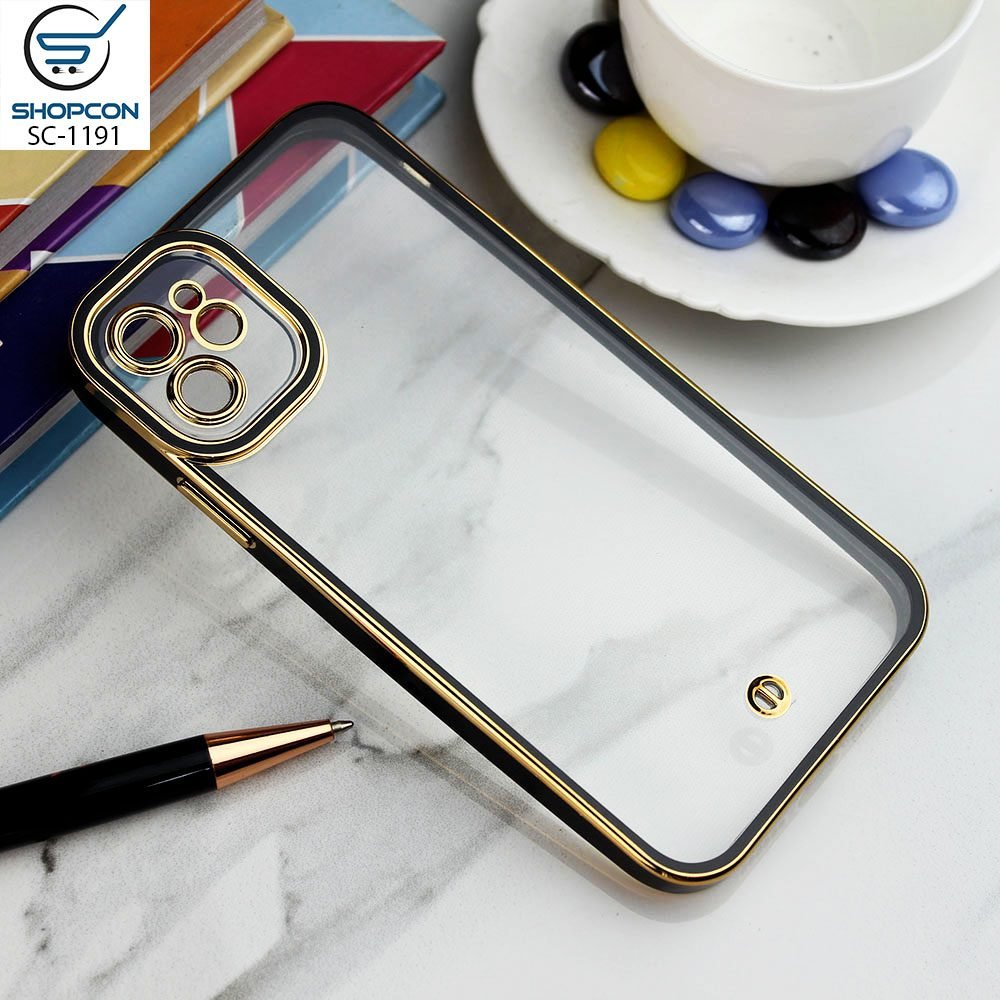 iPhone 11  / Space TPU  /  Electro-Plating Color Borders / Camera tection / Mobile Cover