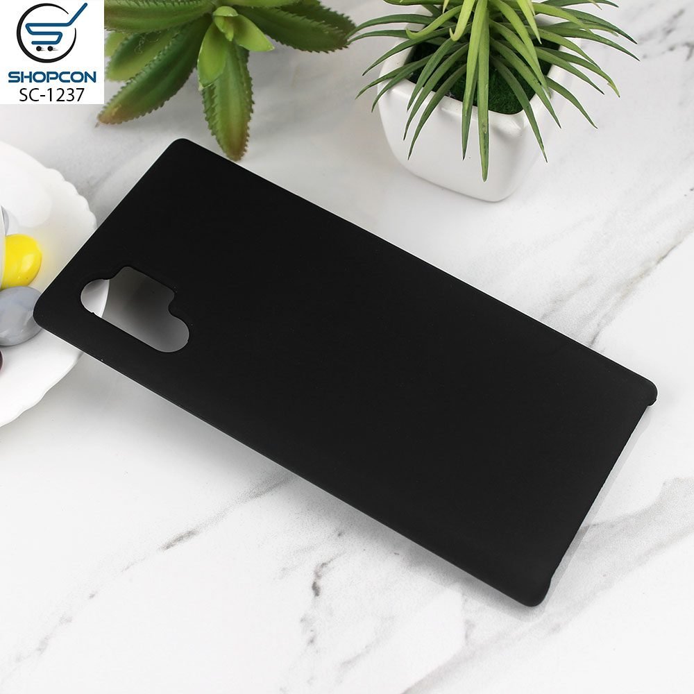 Samsung Galaxy Note 10 plus / Black / Candy Color Silicon Case / Durable Soft Case / Sillica Gel / Mobile Cover