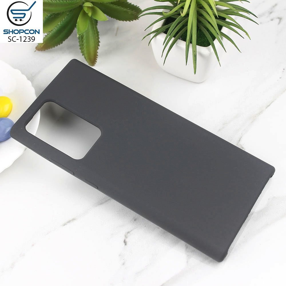 Samsung Note 20 Ultra / Gray / Candy Color Silicon Case / Durable Soft Case / Sillica Gel / Mobile Cover