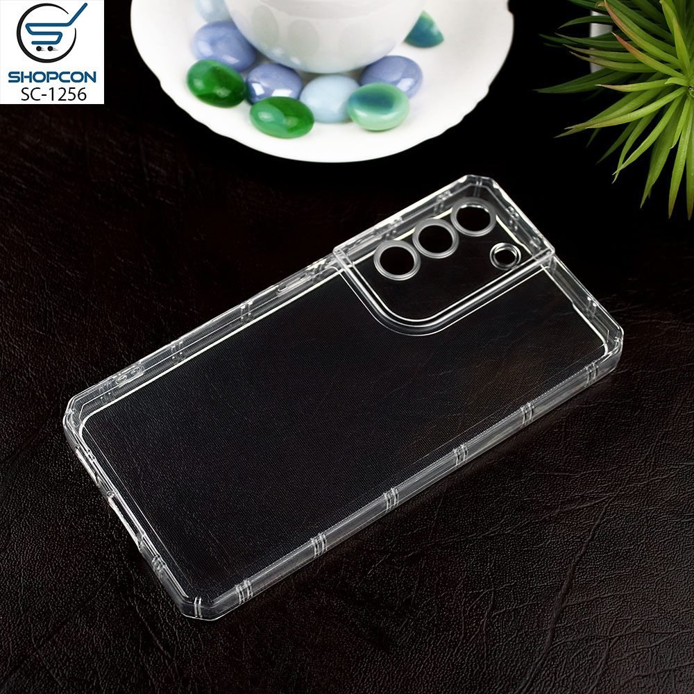 Samsung Galaxy S22 / Transparent TPU Case / Airbag Borders / Camera protectcion / Mobile Cover
