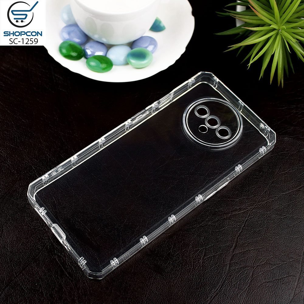 OnePlus 7T / Transparent TPU Case / Airbag Borders / Camera protectcion / Mobile Cover