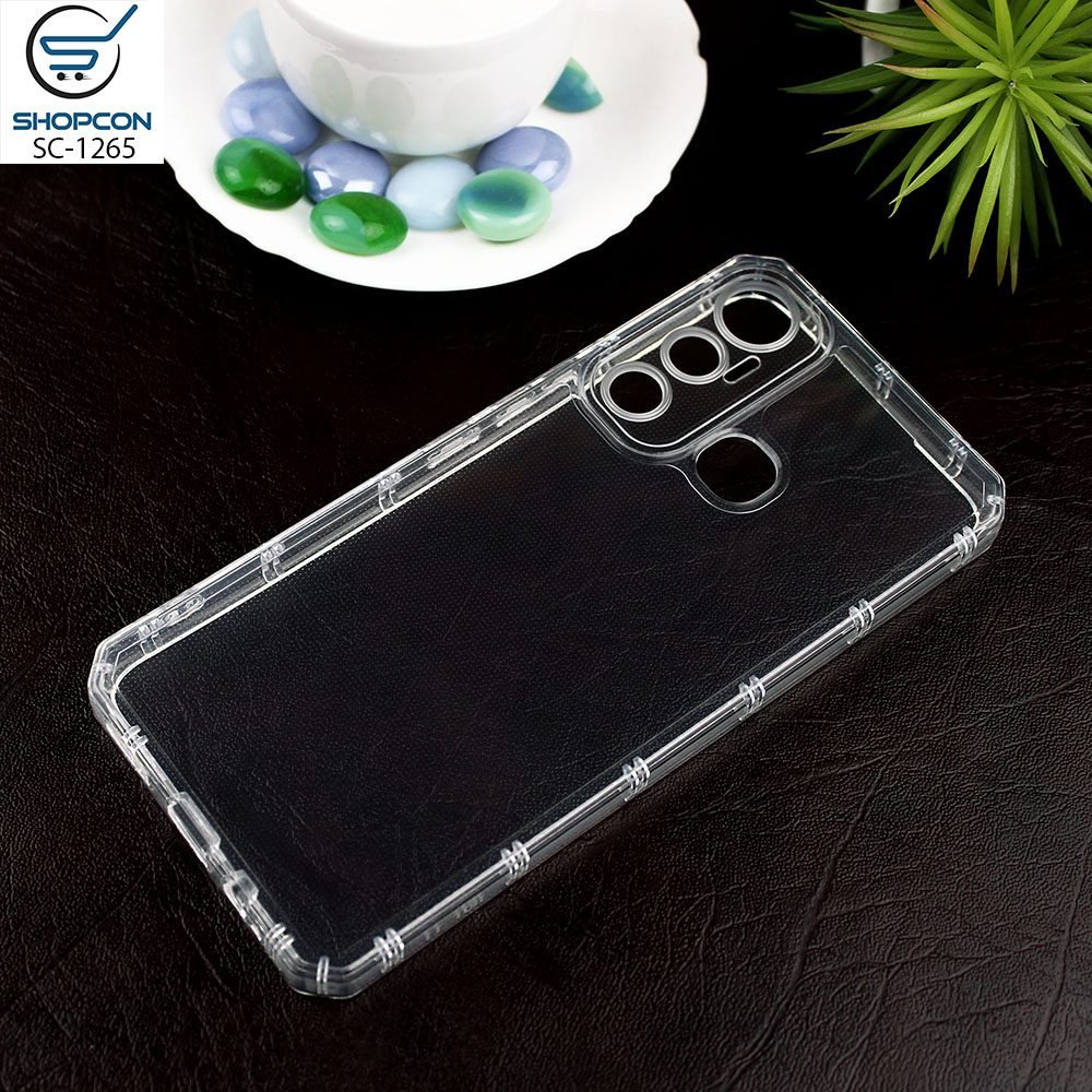 Inf Hot 11 / Transparent TPU Case / Airbag Borders / Camera protectcion / Mobile Cover