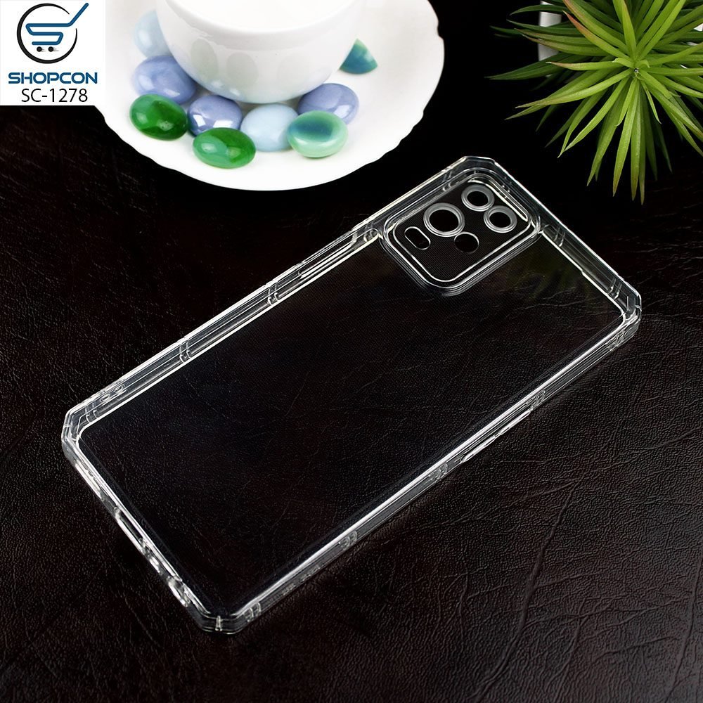 Oppo A54 / Transparent TPU Case / Airbag Borders / Camera protectcion / Mobile Cover