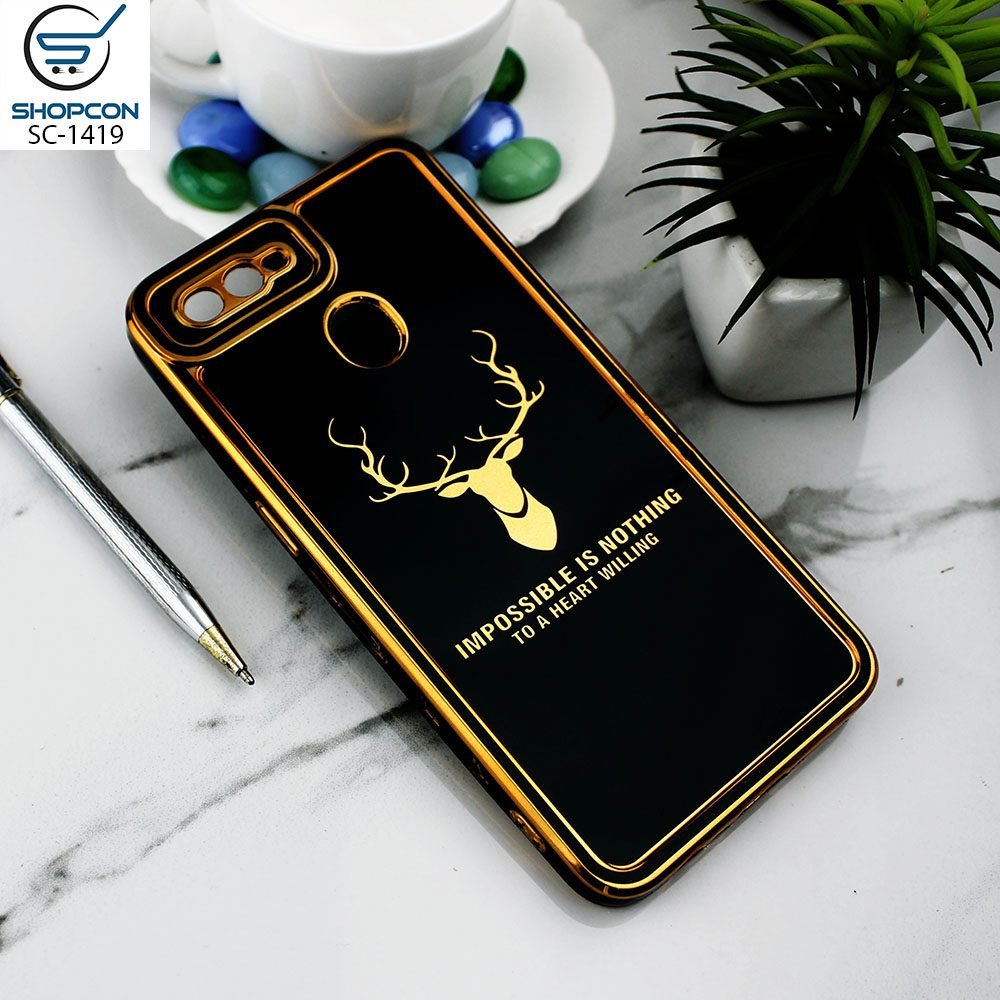 Oppo A5S / Oppo A7 / Oppo A12 / Oppo A11K / New Color Silk Shine Deer Case / Electroplating Borders / Soft Case with Camera Protection / Mobile Cover