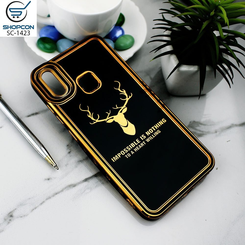 Vivo Y95 / New Color Silk Shine Deer Case / Electroplating Borders / Soft Case with Camera Protection / Mobile Cover
