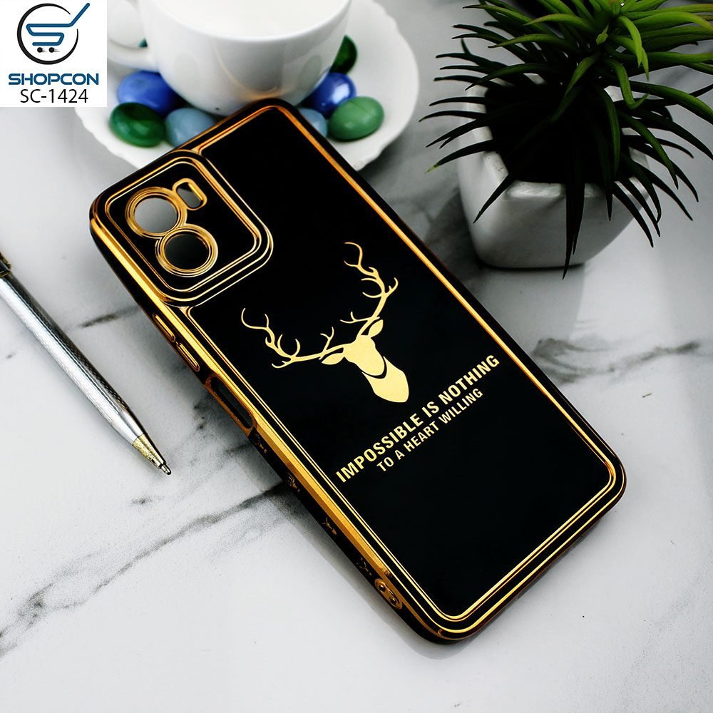 Vivo Y15s / New Color Silk Shine Deer Case / Electroplating Borders / Soft Case with Camera Protection / Mobile Cover