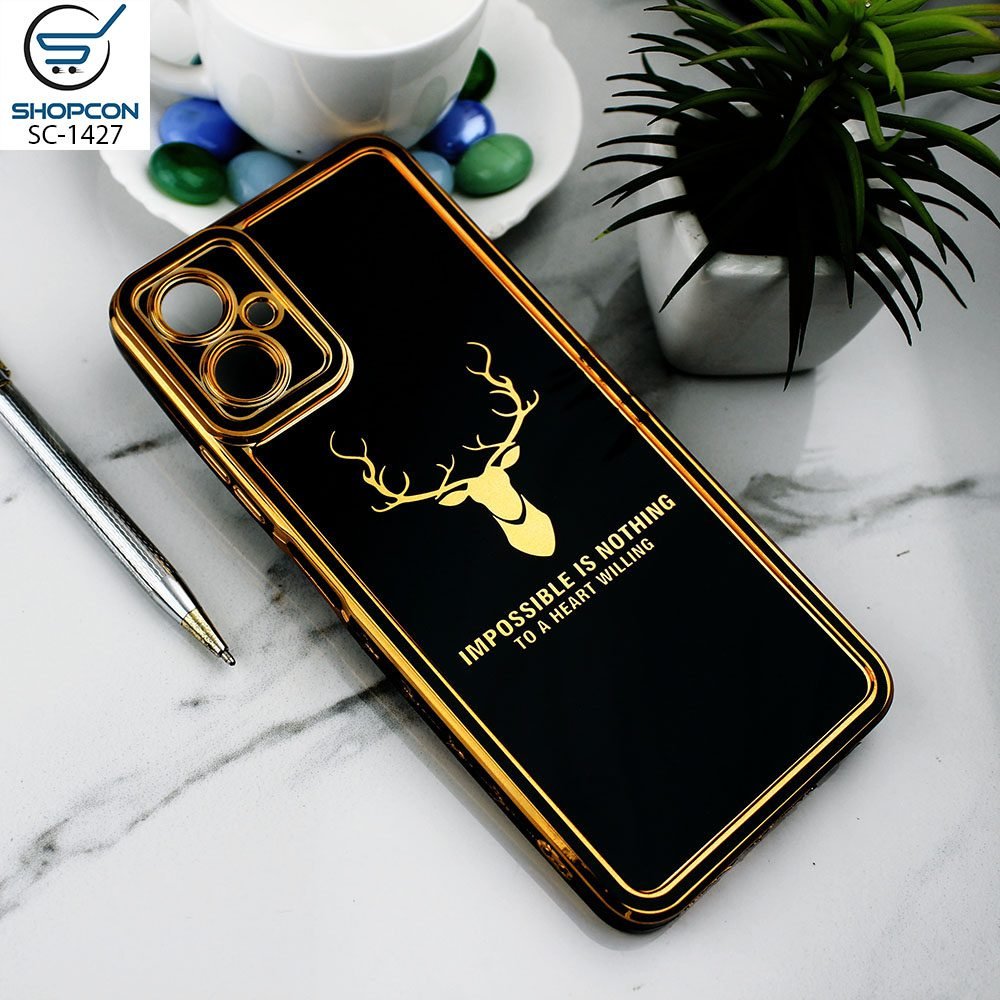 Tecno Camon 19 neo / New Color Silk Shine Deer Case / Electroplating Borders / Soft Case with Camera Protection / Mobile Cover