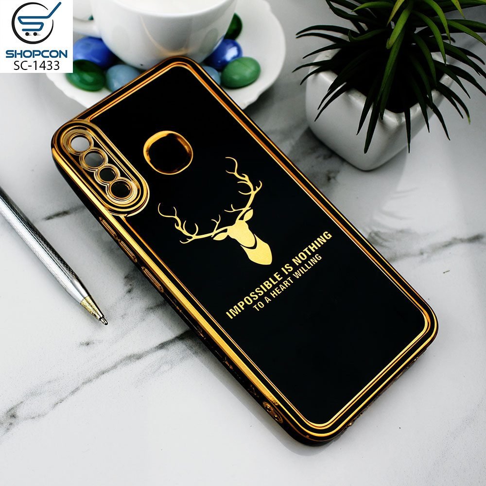 Inf Hot 8 / Inf Hot 8 Lite / Spark 4 / Camon 12 / New Color Silk Shine Deer Case / Electroplating Borders / Soft Case with Camera Protection / Mobile Cover