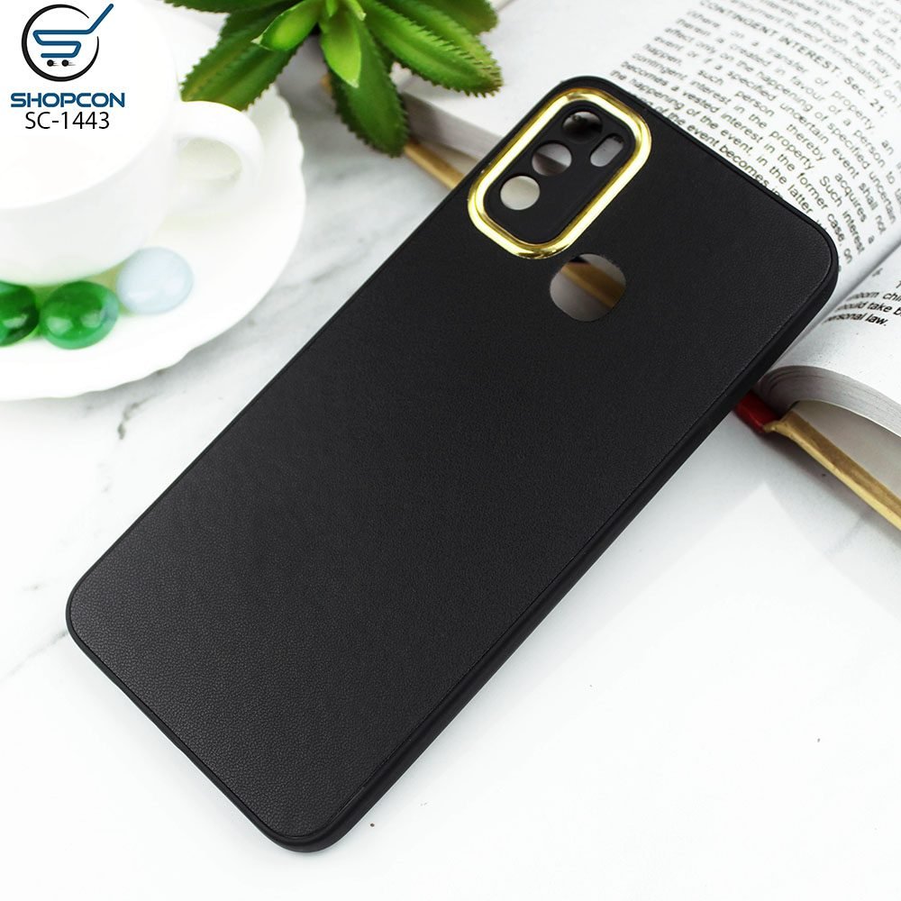 Inf Hot 9 Play / Candy Color Leather TPU Case / Soft Borders / Camera Protection with Electroplating Ring / Mobile Cover