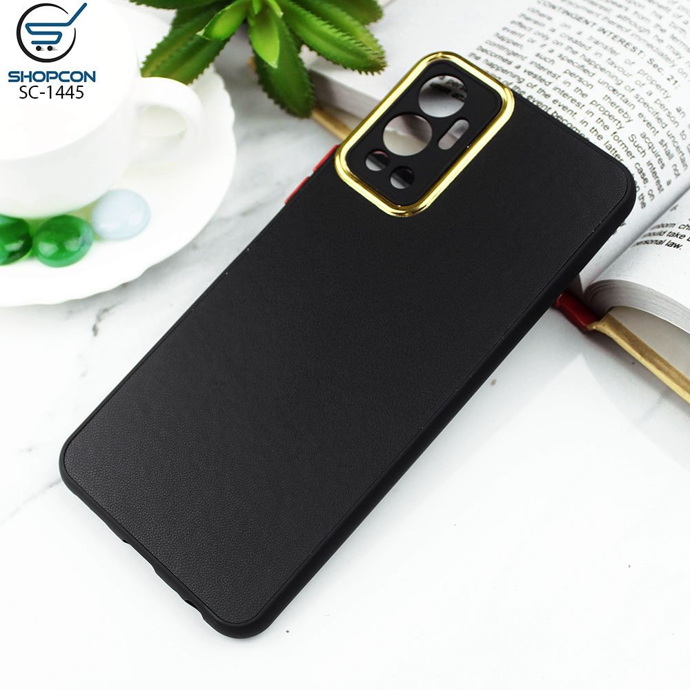 Inf Hot 12 / Candy Color Leather TPU Case / Soft Borders / Camera Protection with Electroplating Ring / Mobile Cover