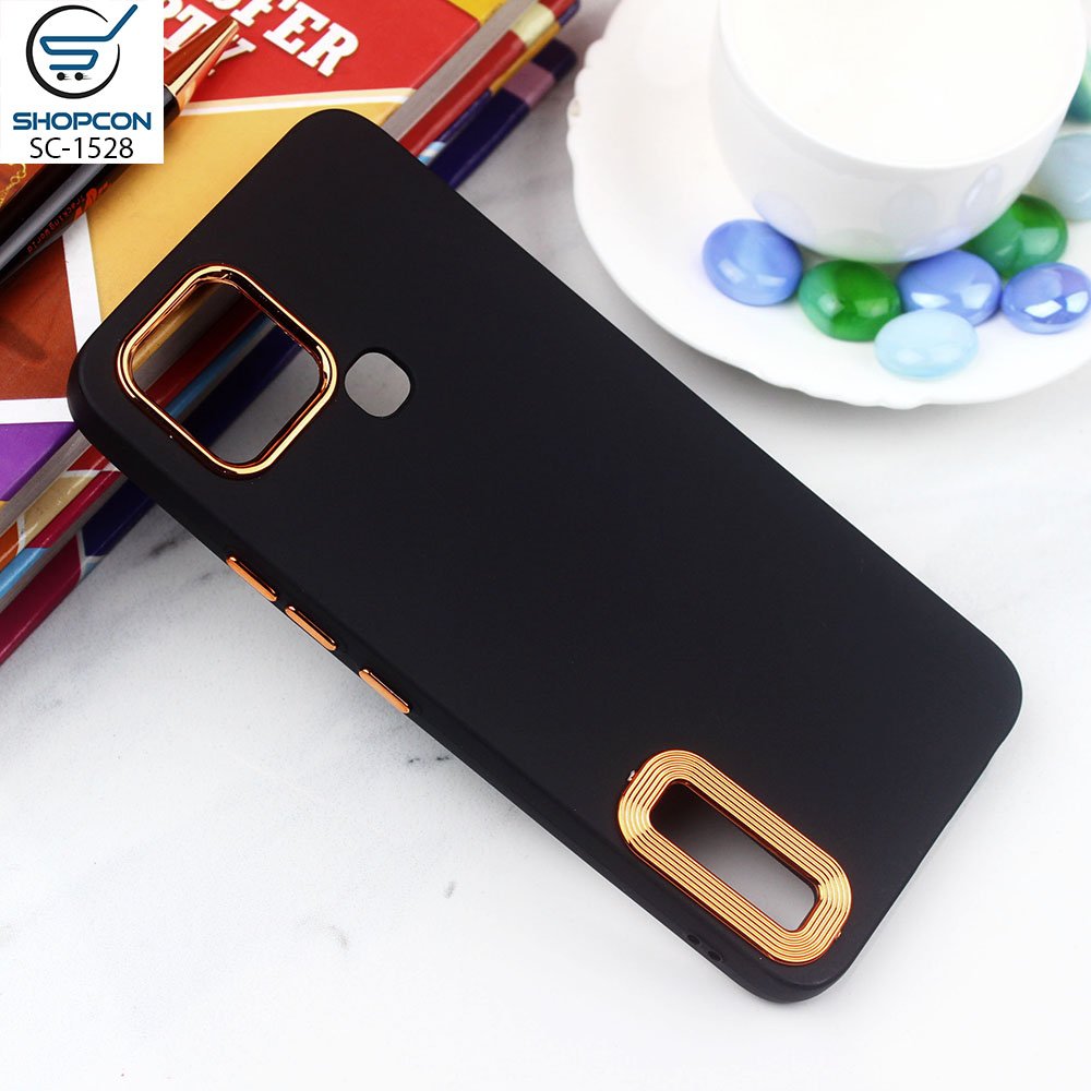Inf Smart 6 / Electro Plating Camera Borders with logo hole / Soft Sillicon Case / Mobile Cover