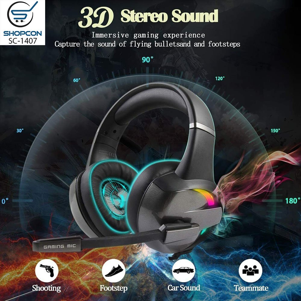 GM 7 Gaming Headphone / Adjustable Headband / Memory foam / Ear Wrap